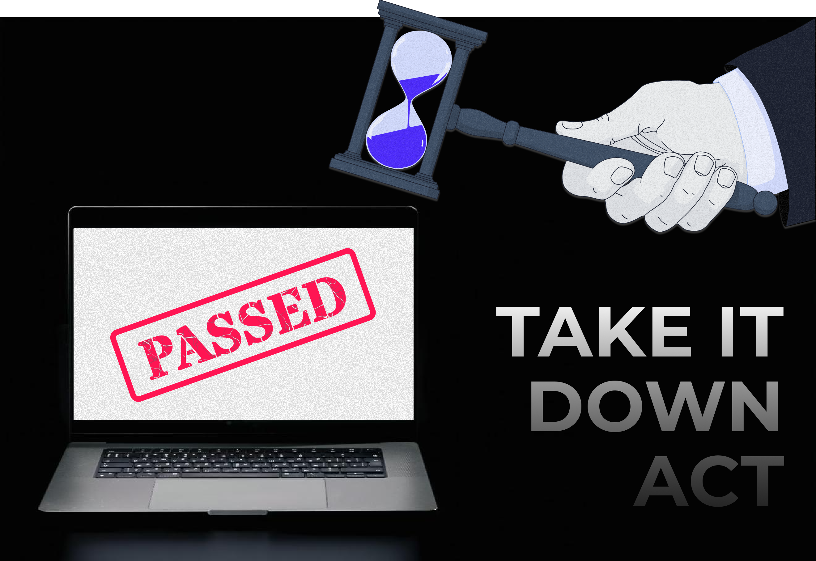 TAKE IT DOWN Act report cover illustration